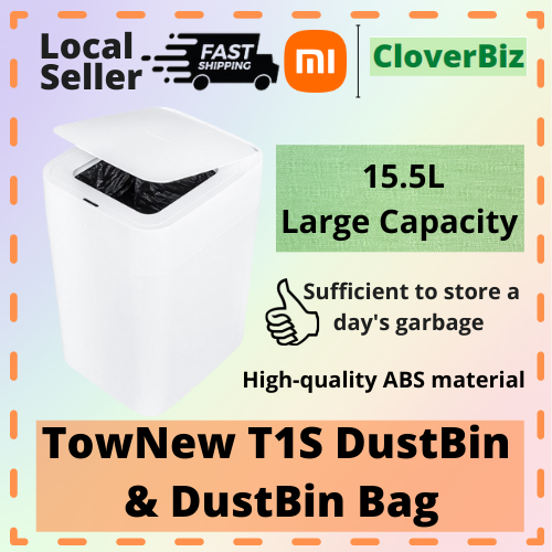 Xiaomi TowNew T1S Smart Trash Bin Lazada