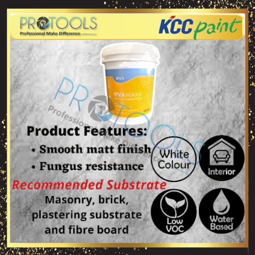 18L KCC EVA MAXX 15245 WHITE (Interior Ceiling Wall Undercoat Emulsion