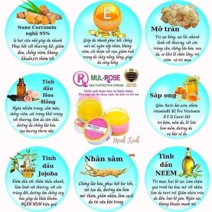Kem đa năn.g nghệ Muil Rose.Cứu tinh cho mọi làn da