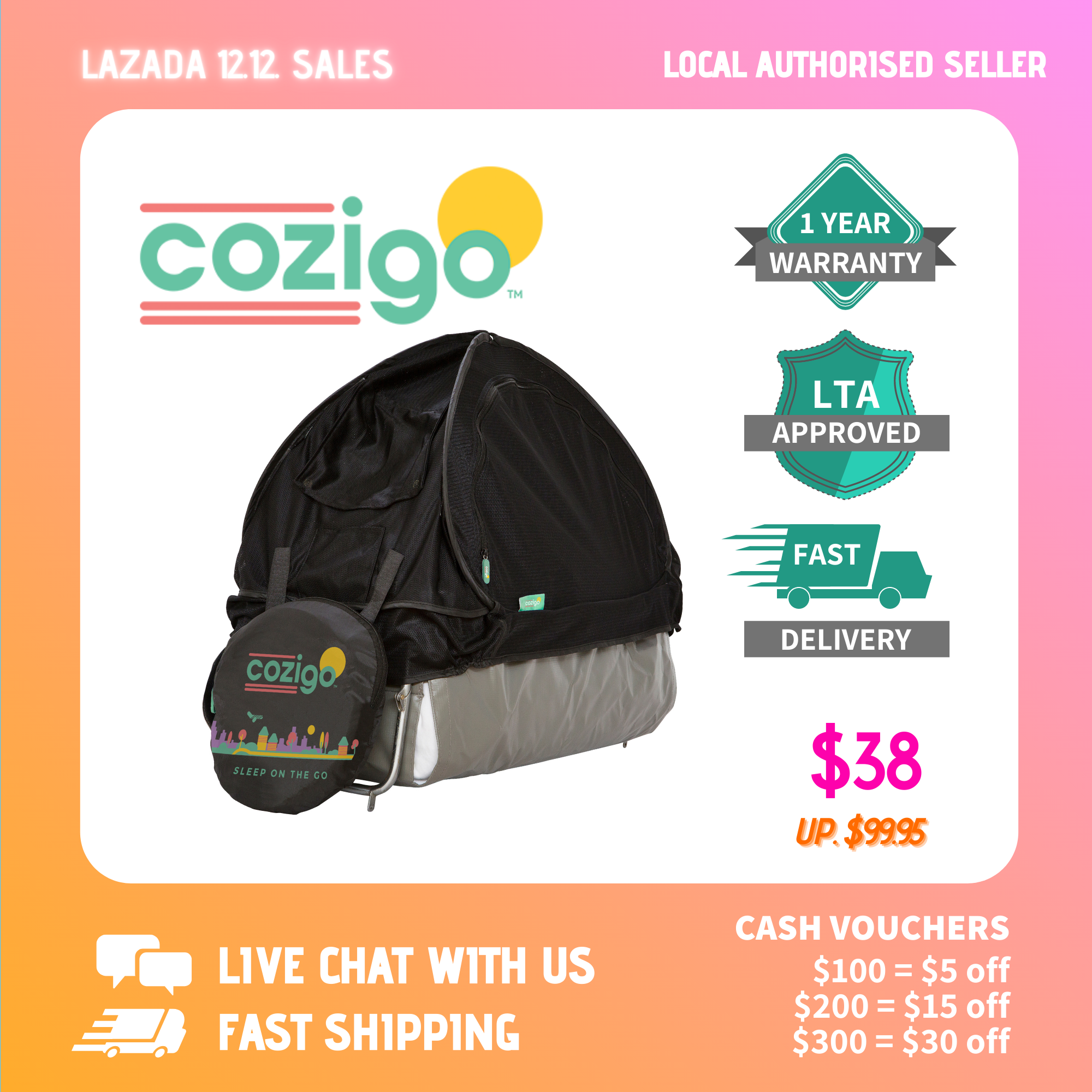 cozigo carrycot cover