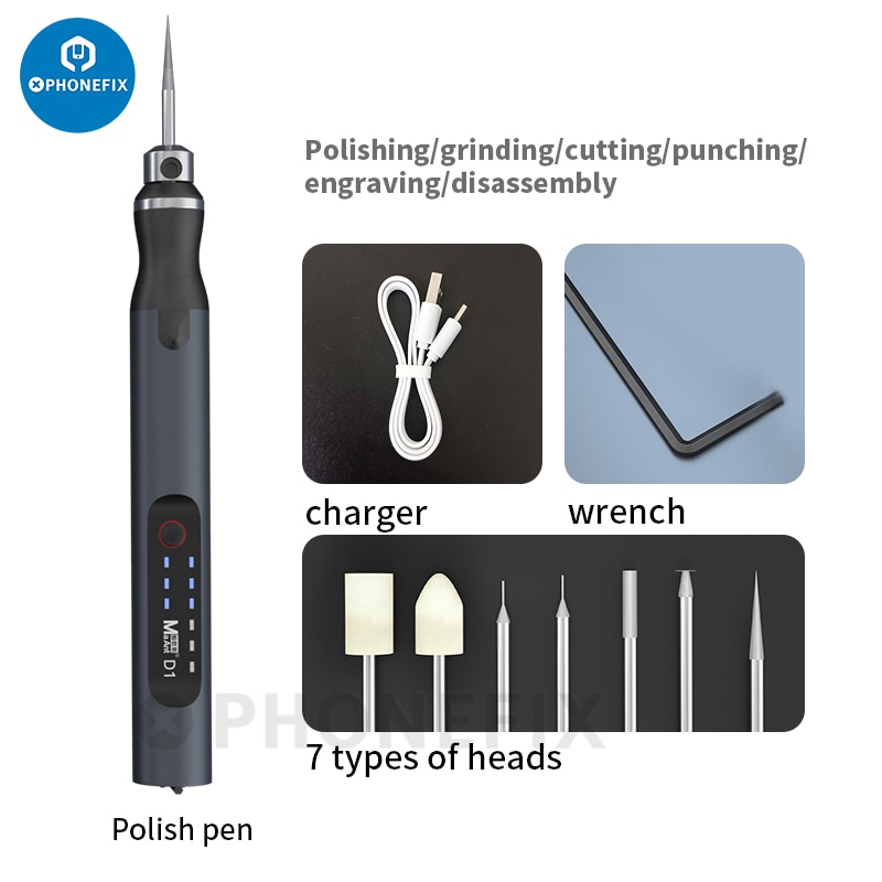 :\"{-[ Maant D1 Qianli Electric Grinder Cordless Grinding Machine Carving Engraving Cutting Pen Trimming Polishing Micro Drilling Tool