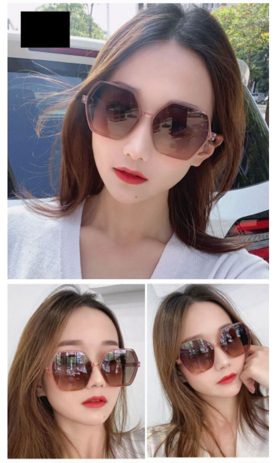 Kính Mát Thời Trang Khung Lục Giác D113