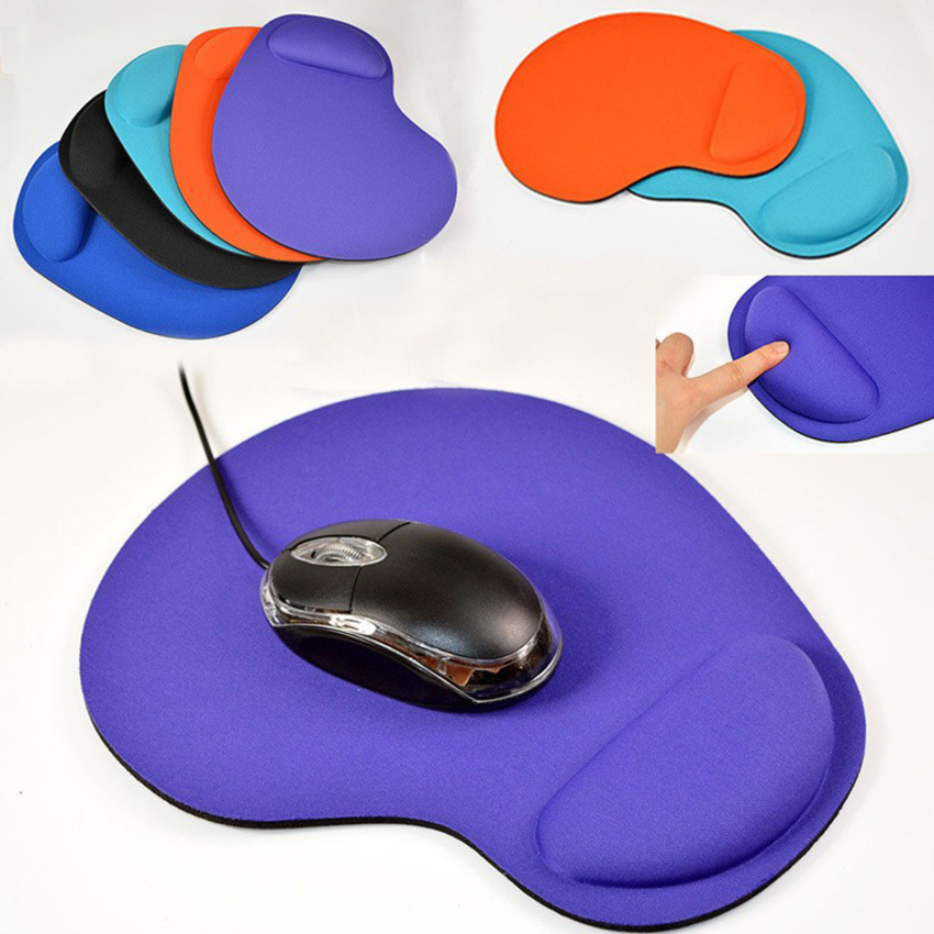Đệm cổ tay cầm chuột bàn di chuột chơi game màu trơn thảm lót chuột thoải mái chuột Pad Gamer cho PC máy tính xách tay Ergonomic EVA bàn di chuột có đỡ cổ tay