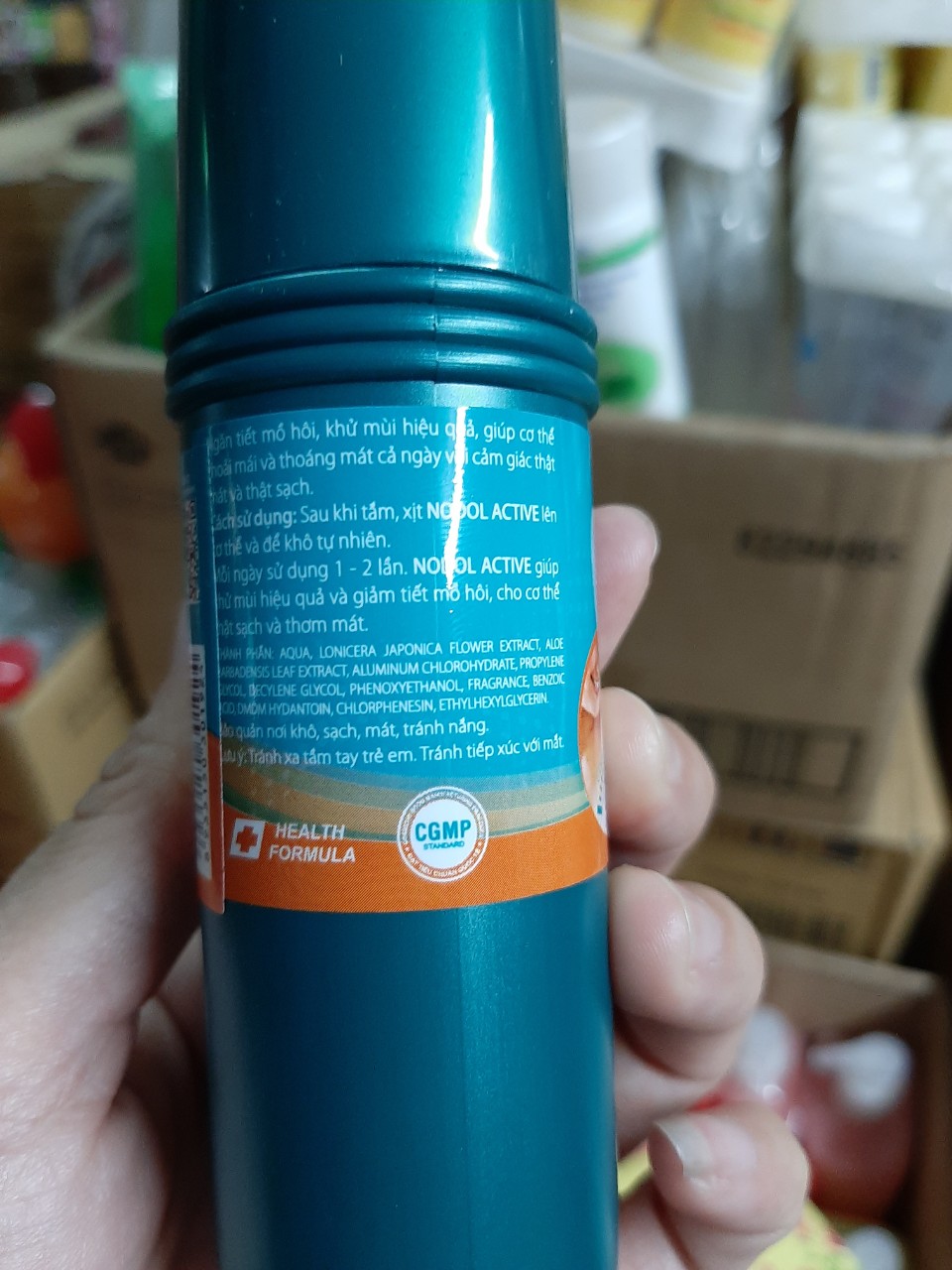 Dung Dịch Khử Mùi Cơ Thể LANA Nodol Active 80ml
