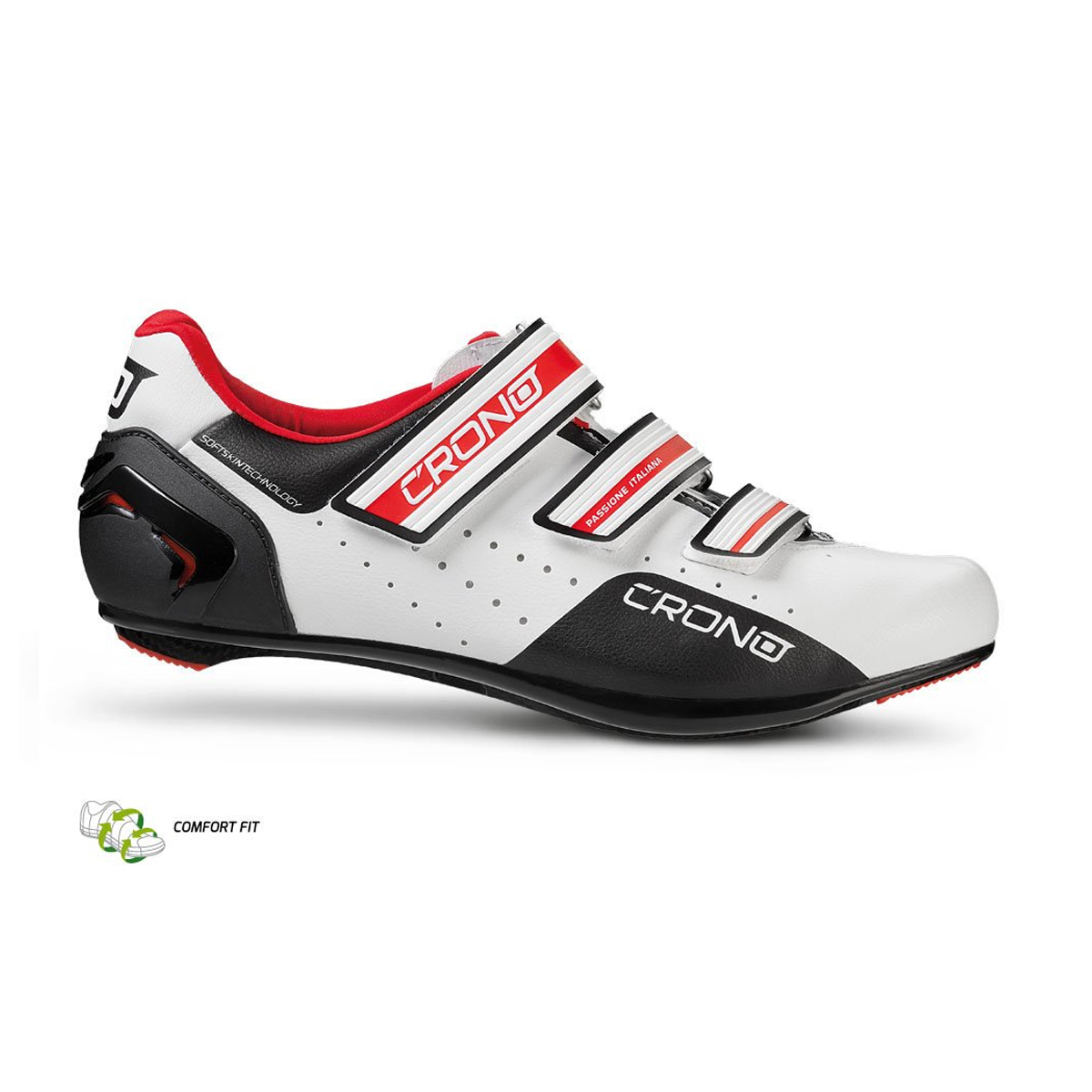 ROAD CYCLING SHOES, 3 VELCRO CLOSURE 