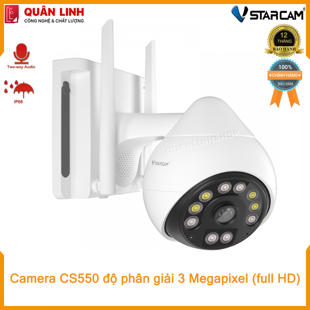 Camera ngoài trời vstarcam cs69 full hd 1080p , tích hợp ai bảo hành 12 tháng