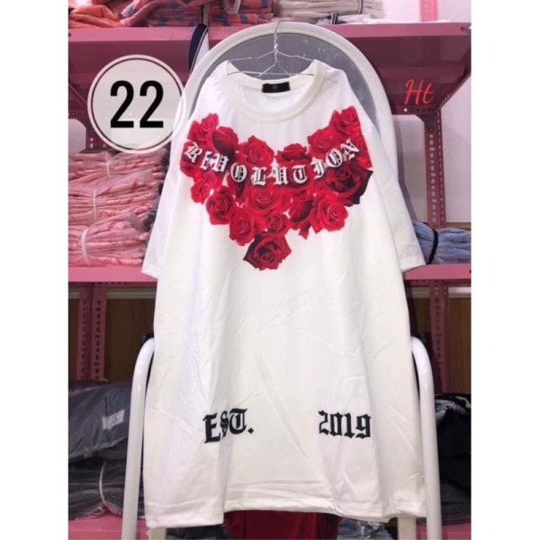 SIÊU PHẨM ÁO PHÔNG HOA HỒNG TO HT12