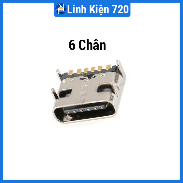 Cổng usb type c 3.1 6 chân/ 16 chân cho bo mạch điện tử