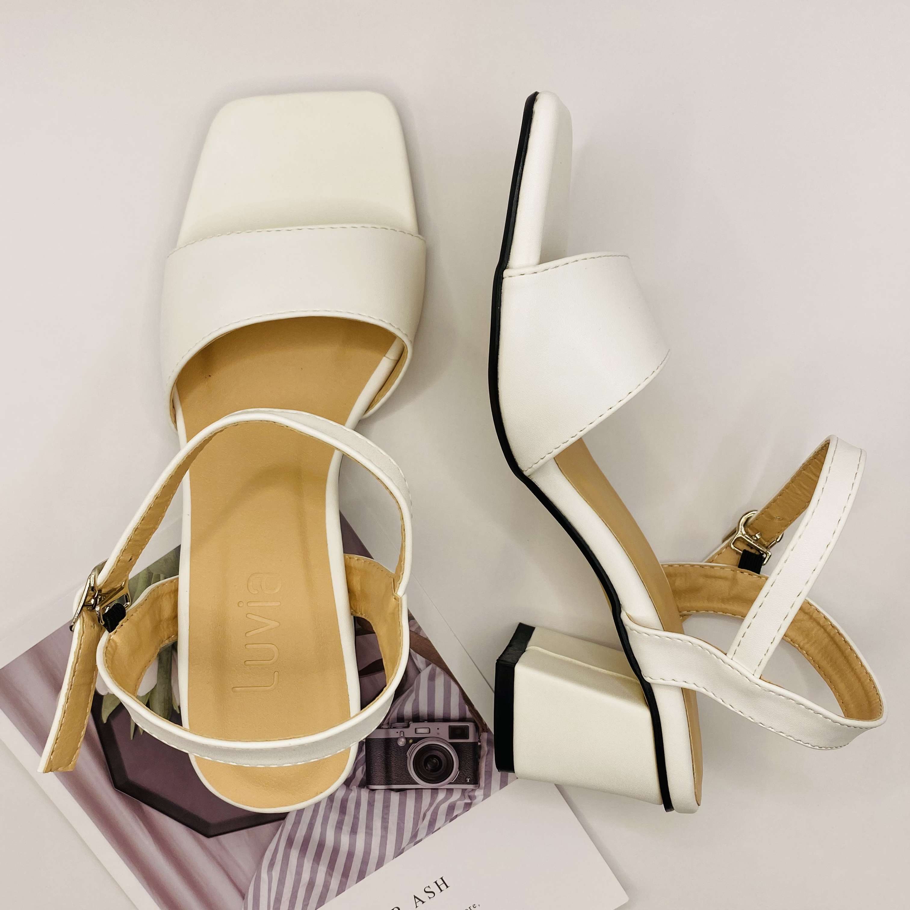 Giày sandal nữ cao gót 5 phân thời trang Luvia 14SD
