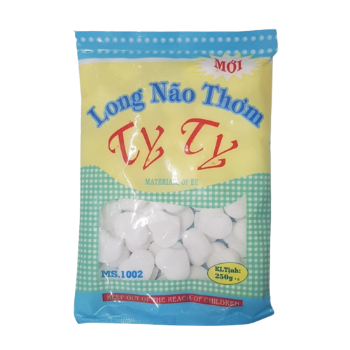 Long não thơm Ty Ty hình trái tim bịch 250g xua đuổi chuột, côn trùng, kiến, gián - băng phiến TYTY thơm phòng