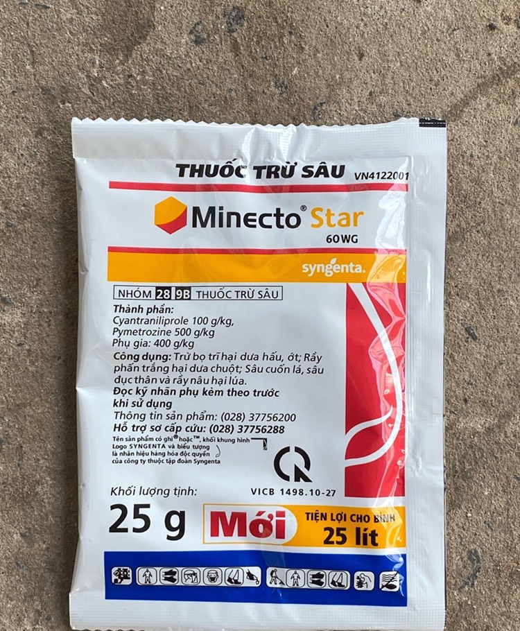 (SÂU) Minecto Star 60WG- 25g Syngenta