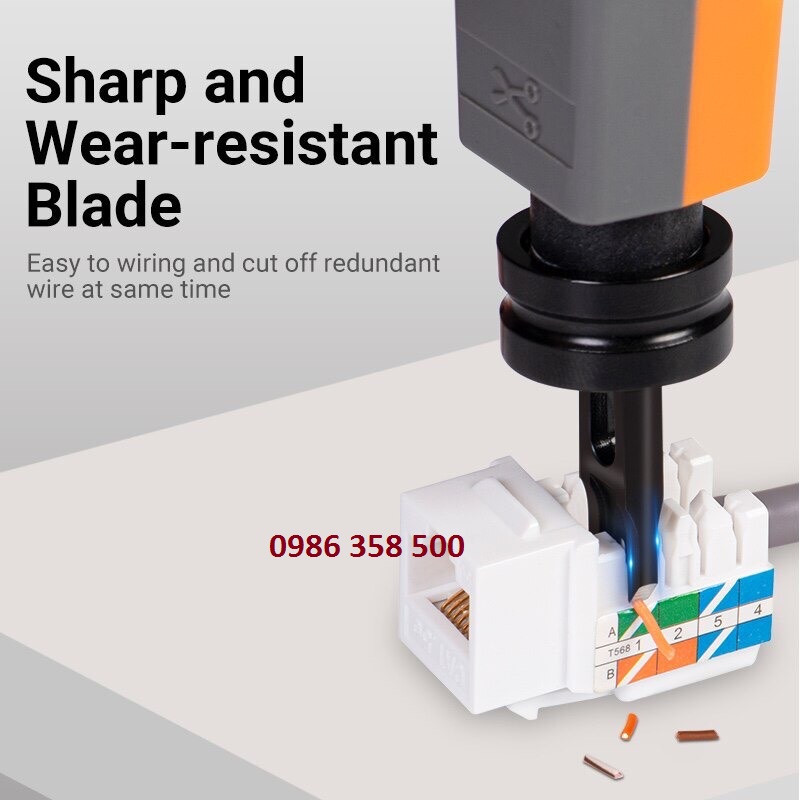 Tool nhấn Dây mạng Cat5, Cat6 cao cấp