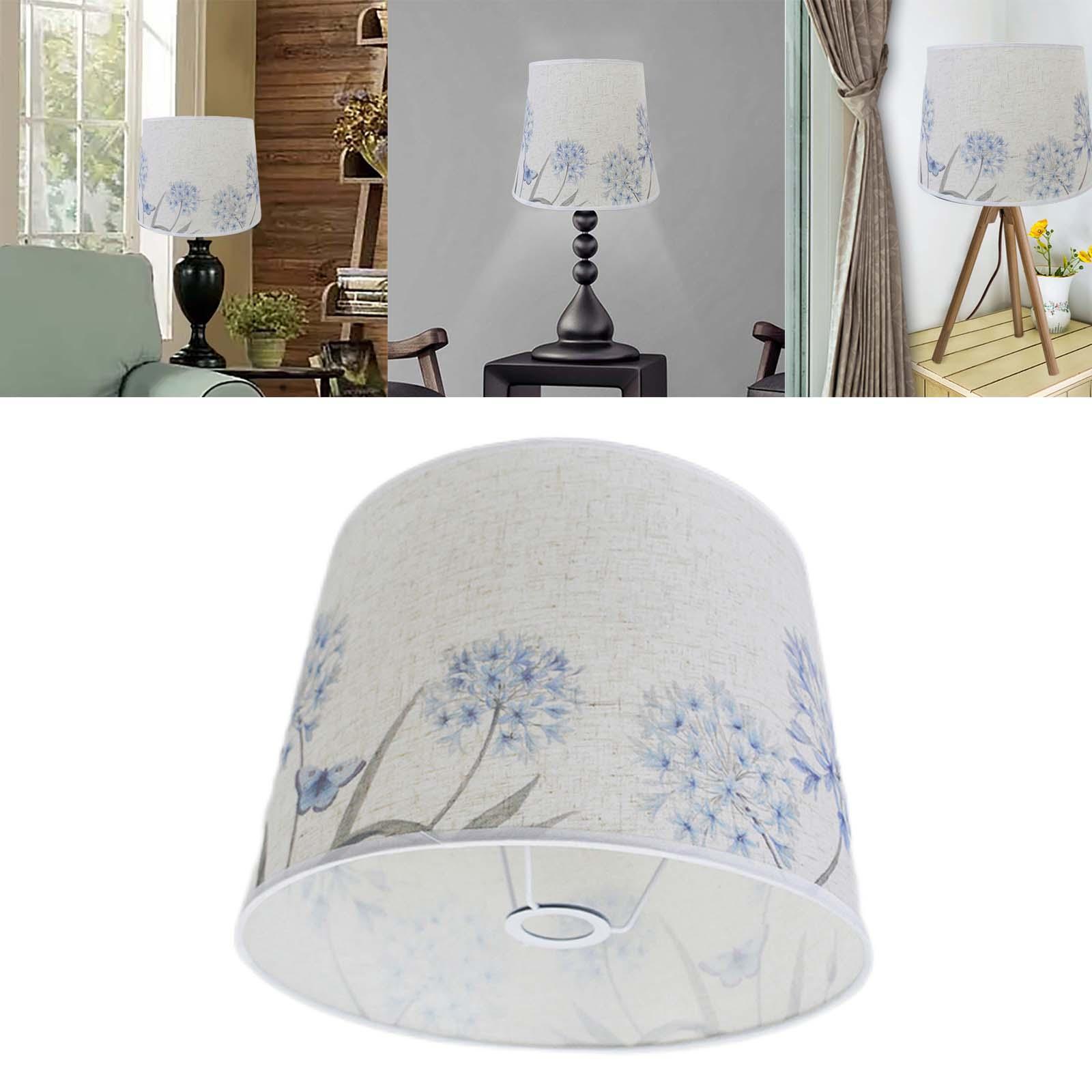 Baoblaze Pastoral Style Lampshade Replacement Bouffant Clip On E27
