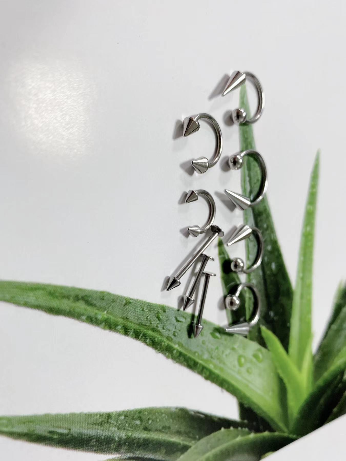 Good sharing!Direct selling high quality stainless steel pointed cone c-shaped  lip ring lip nail piercing jewelry | Daraz.com.np
