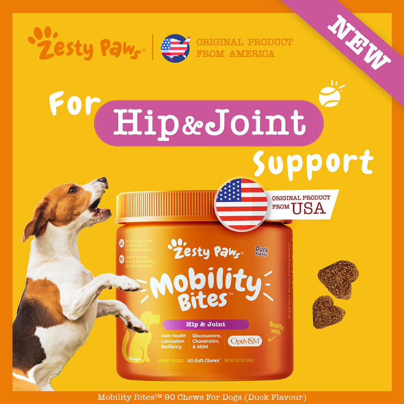 Zesty Paws Mobility Bites Duck 90ct