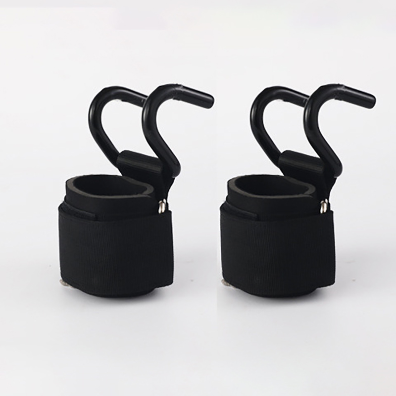 Fitness squat weightlifting pull-up wrist hook horizontal bar sports equipment to reduce strength training without hand assistance hook. 