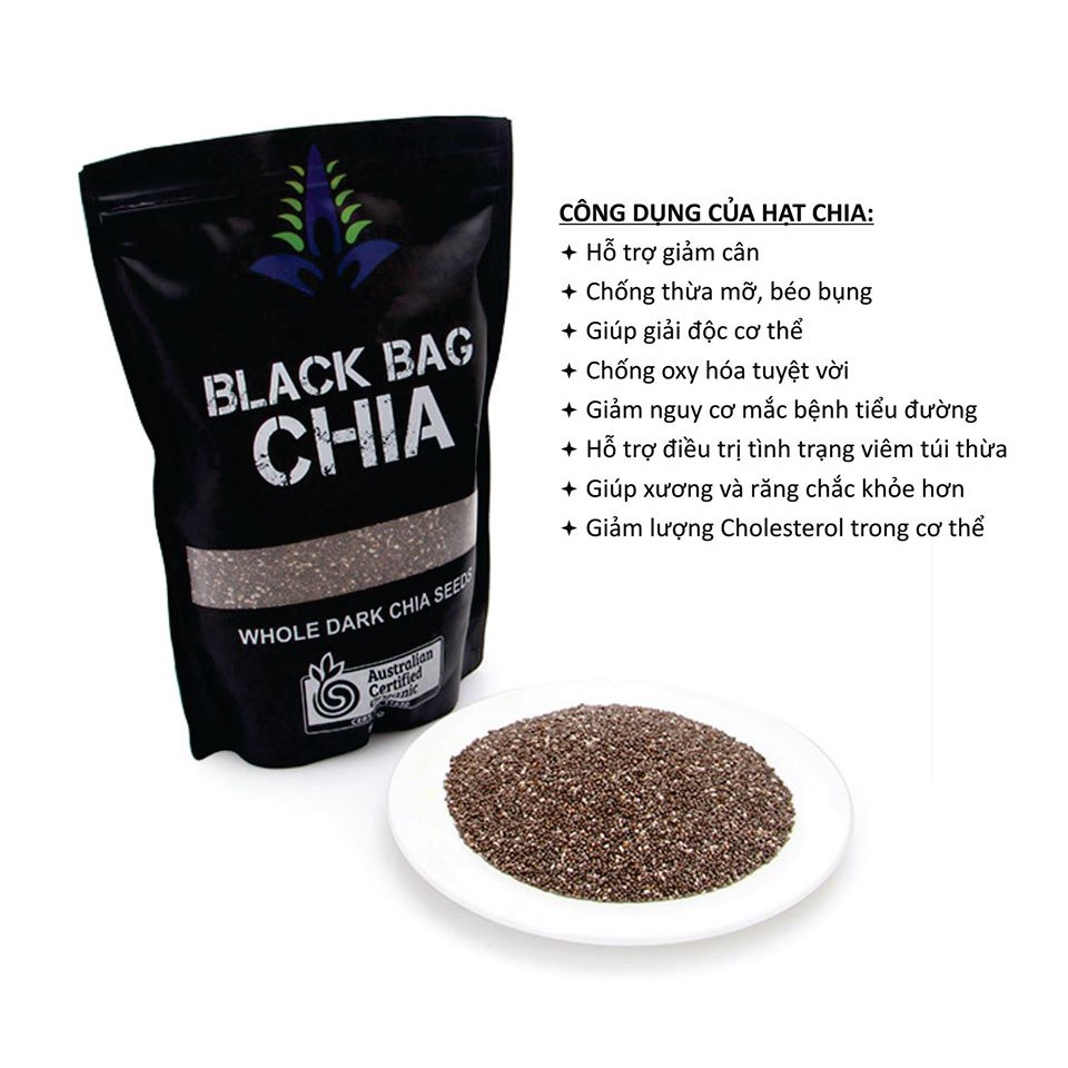 Hạt chia đen Blag chia 500g - Viettin Mart