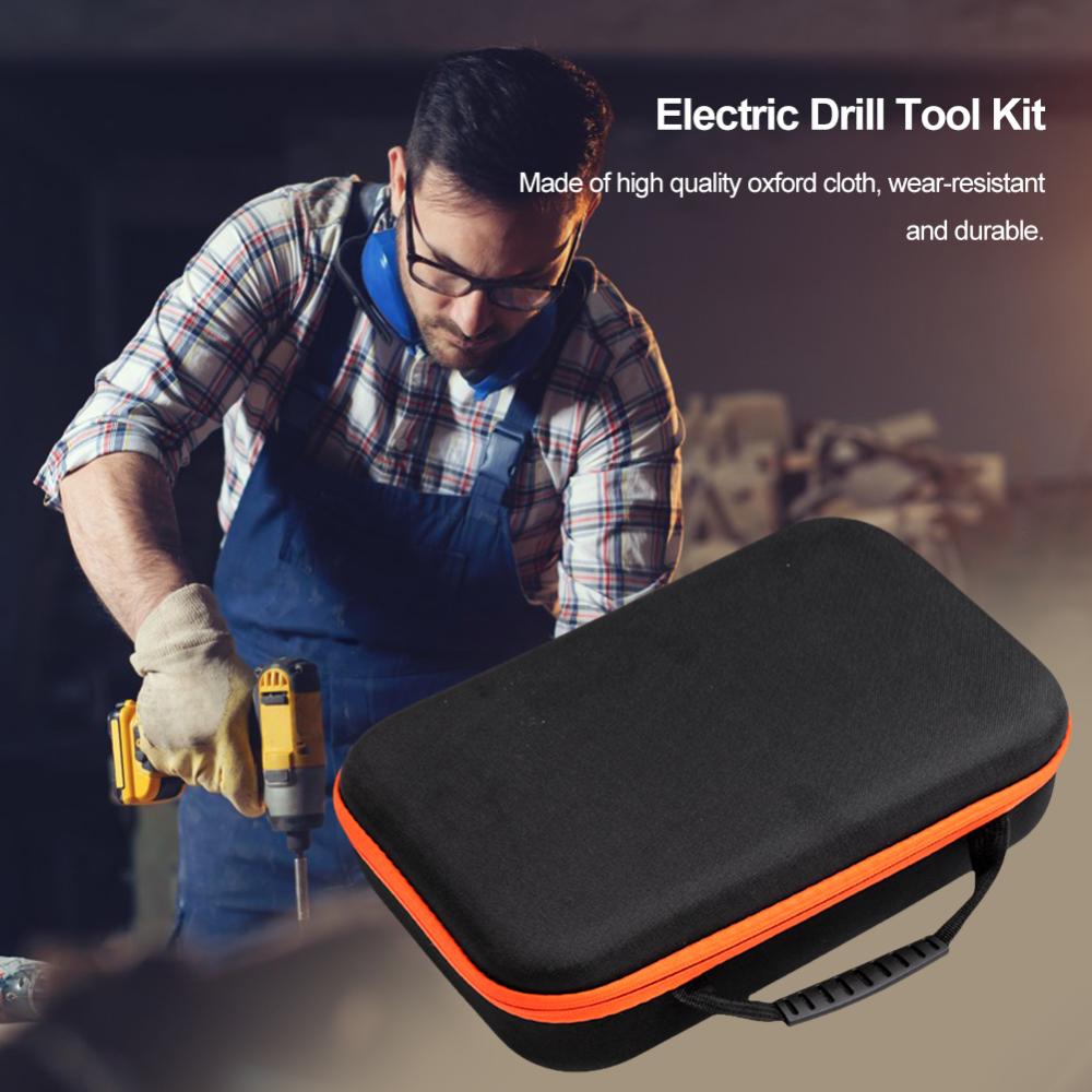 Đa chức năng xách tay Máy Khoan Điện túi dụng cụ chống sốc công cụ túi lưu trữ dung tích lớn thợ điện phần cứng tổ chức