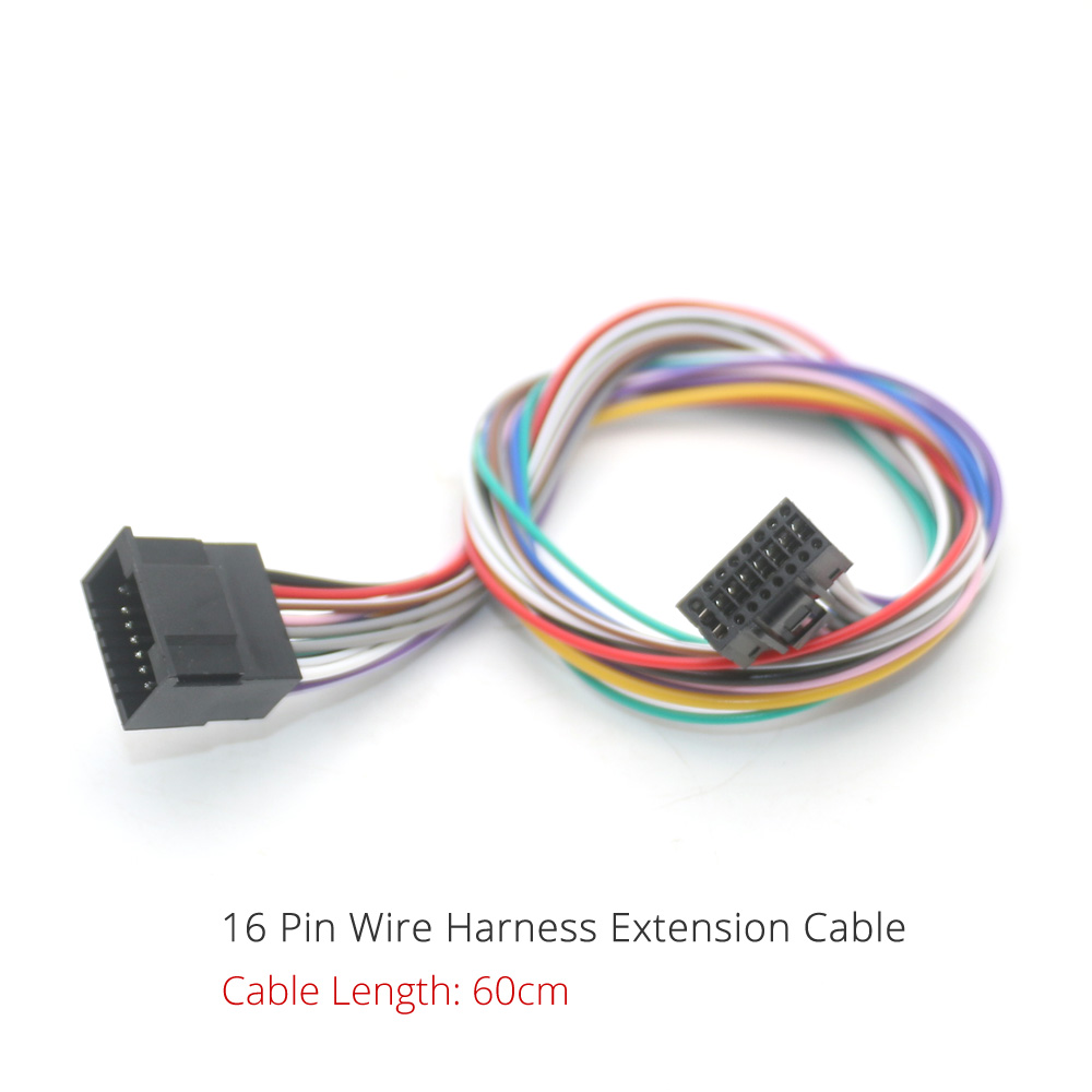 16 Pin Extension Line Wire Harness Kit Power Speak Cable Adapter For ...