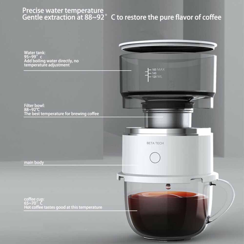 Portable All-in-One Coffee Maker Espresso Home Office Hand Brew Coffee Machine