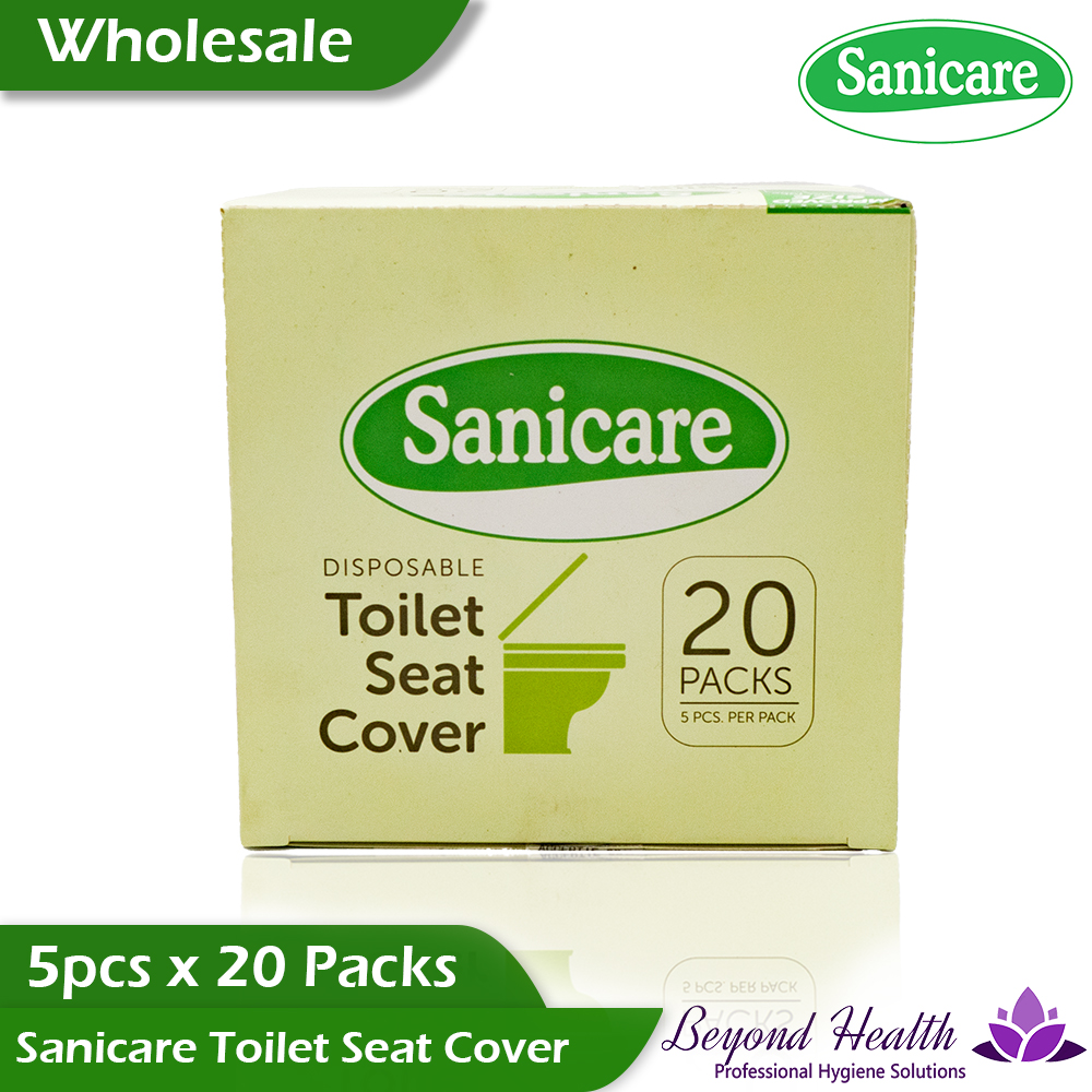 Wholesale Sanicare Disposable Toilet Seat Cover [20 Packs(5pcs. Per