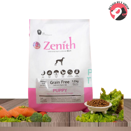 3kg Thức ăn hạt mềm cho chó Zenith Hàn Quốc [Puppy/Adult/Senior]