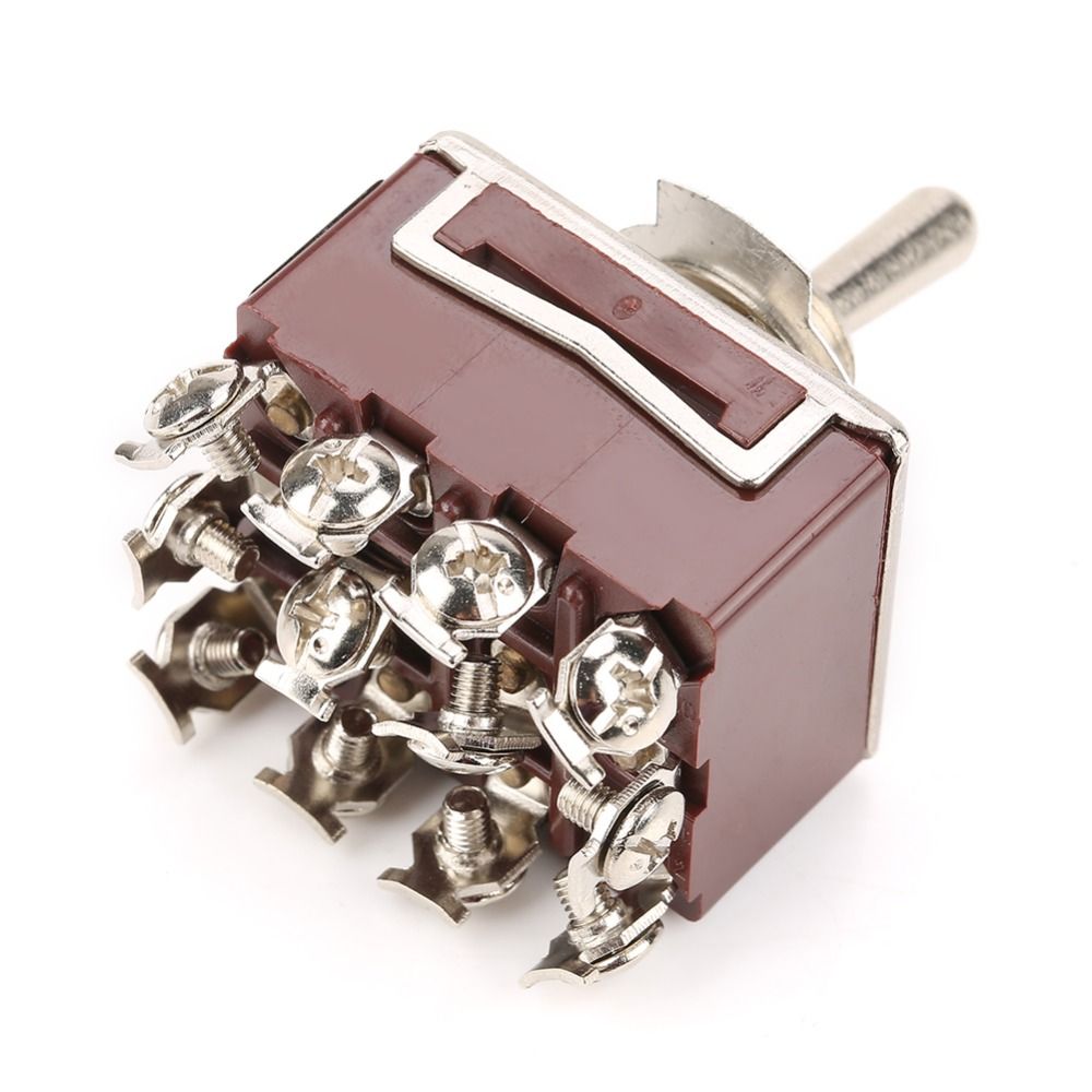 Durable ON/OFF/ON Three-position Rocker Control Heavy Duty Toggle 4PDT ...