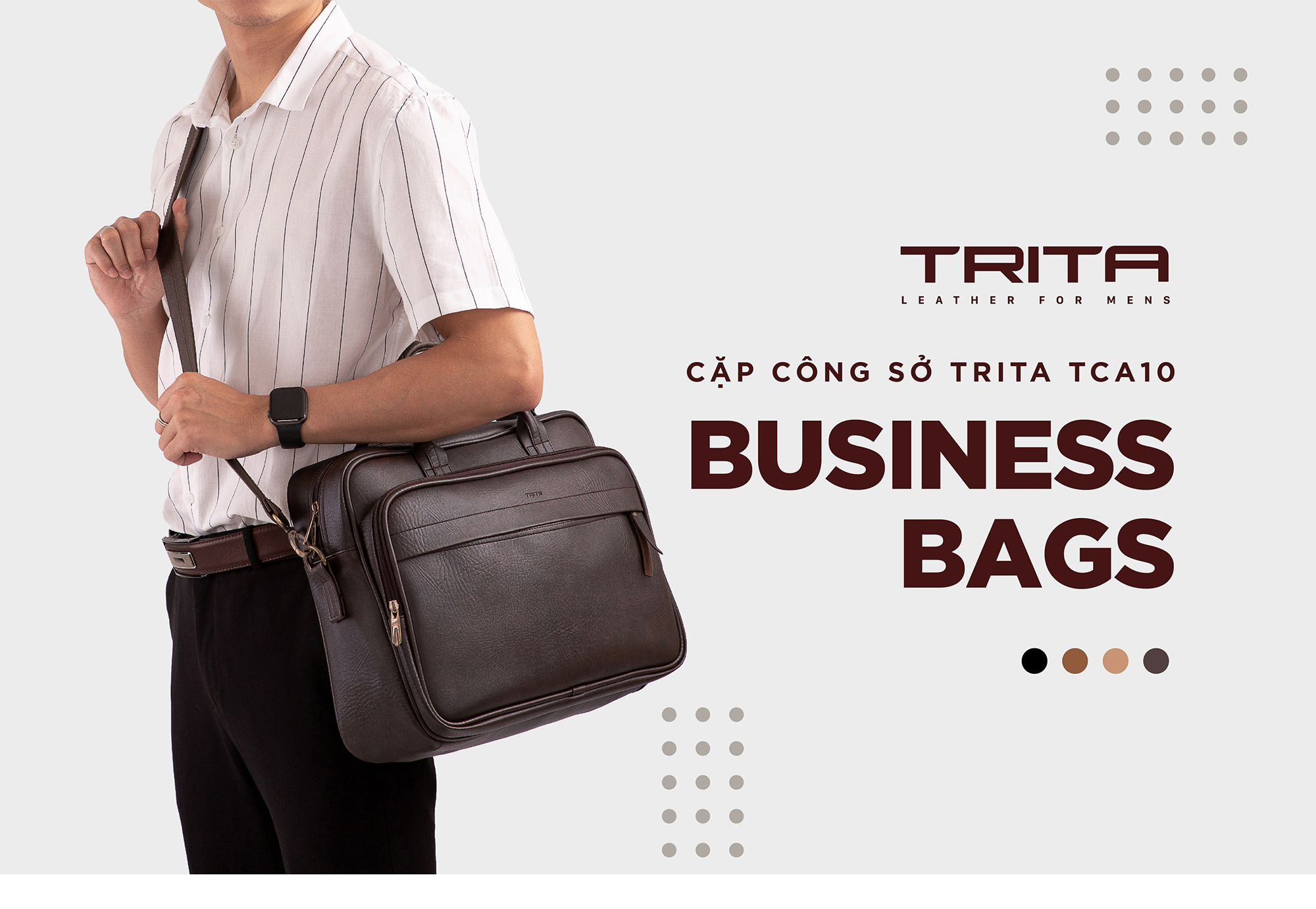 Cặp công sở đa năng TRITA TCA10 nhiều màu
