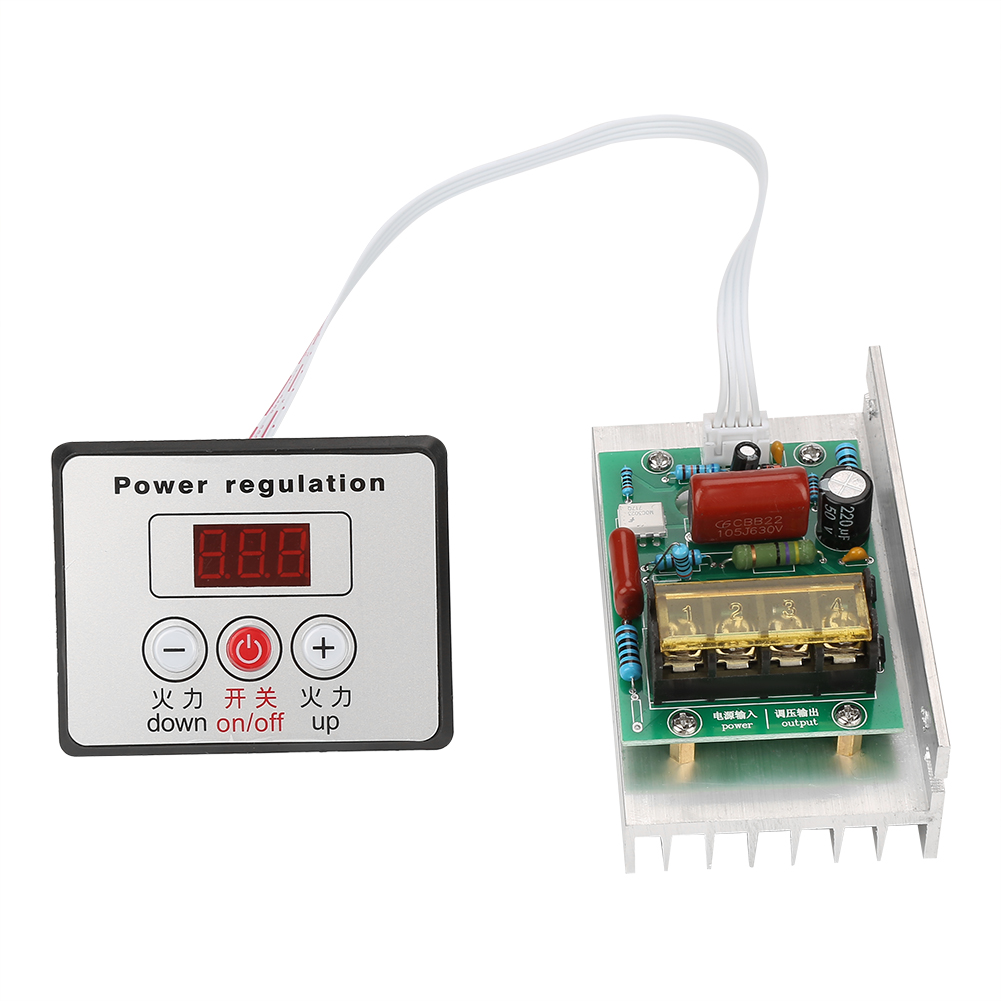 Voltage Controlle Electronic Regulator AC220V 8000W High Power SCR Speed Controller Control Motor