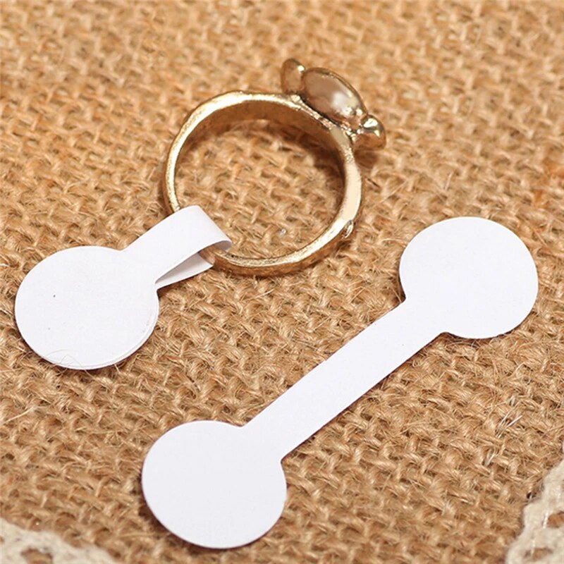 Combo 100 mác treo nhẫn 1.5x5.5cm, không có keo