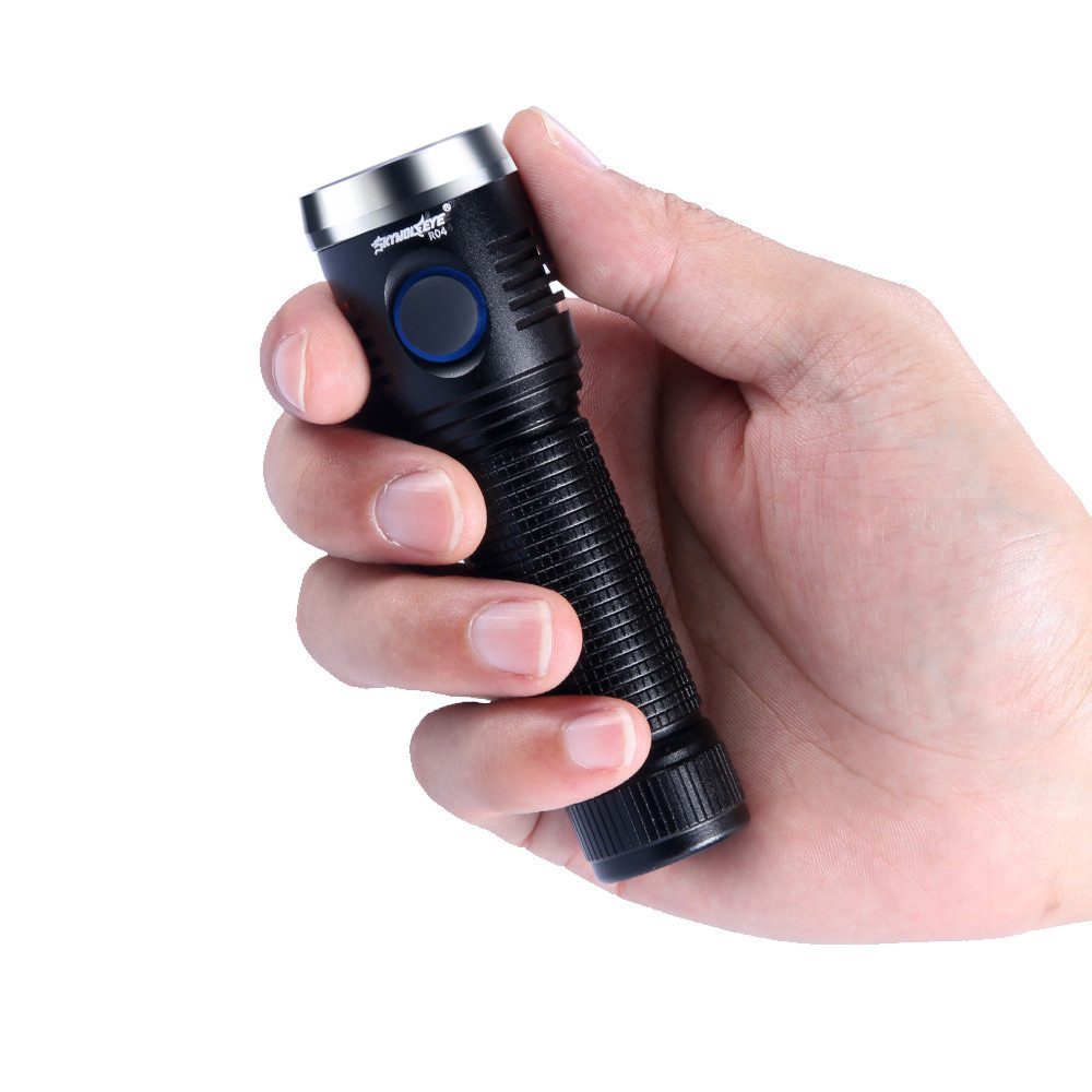 Mini USB Rechargeable Outdoor Military LED Flashlight Torch Lamp 18650