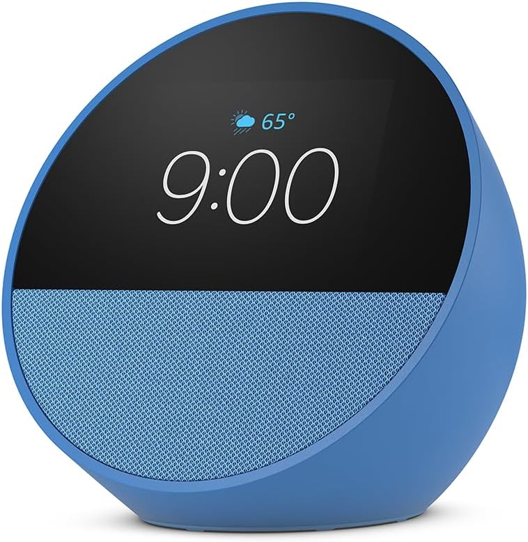 All-new Amazon Echo Spot , Smart alarm clock with vibrant sound +