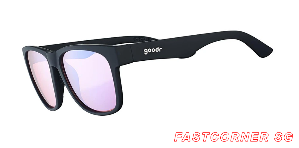 Goodr BFG (Wider Fit for Larger Heads) - It's All in the Hips - BFG  FLAMINGO EYE - BP OPTICALS Polarized Sunglasses Lifestyle Sports Running  Hiking Shades For Men and Women Sunglasses