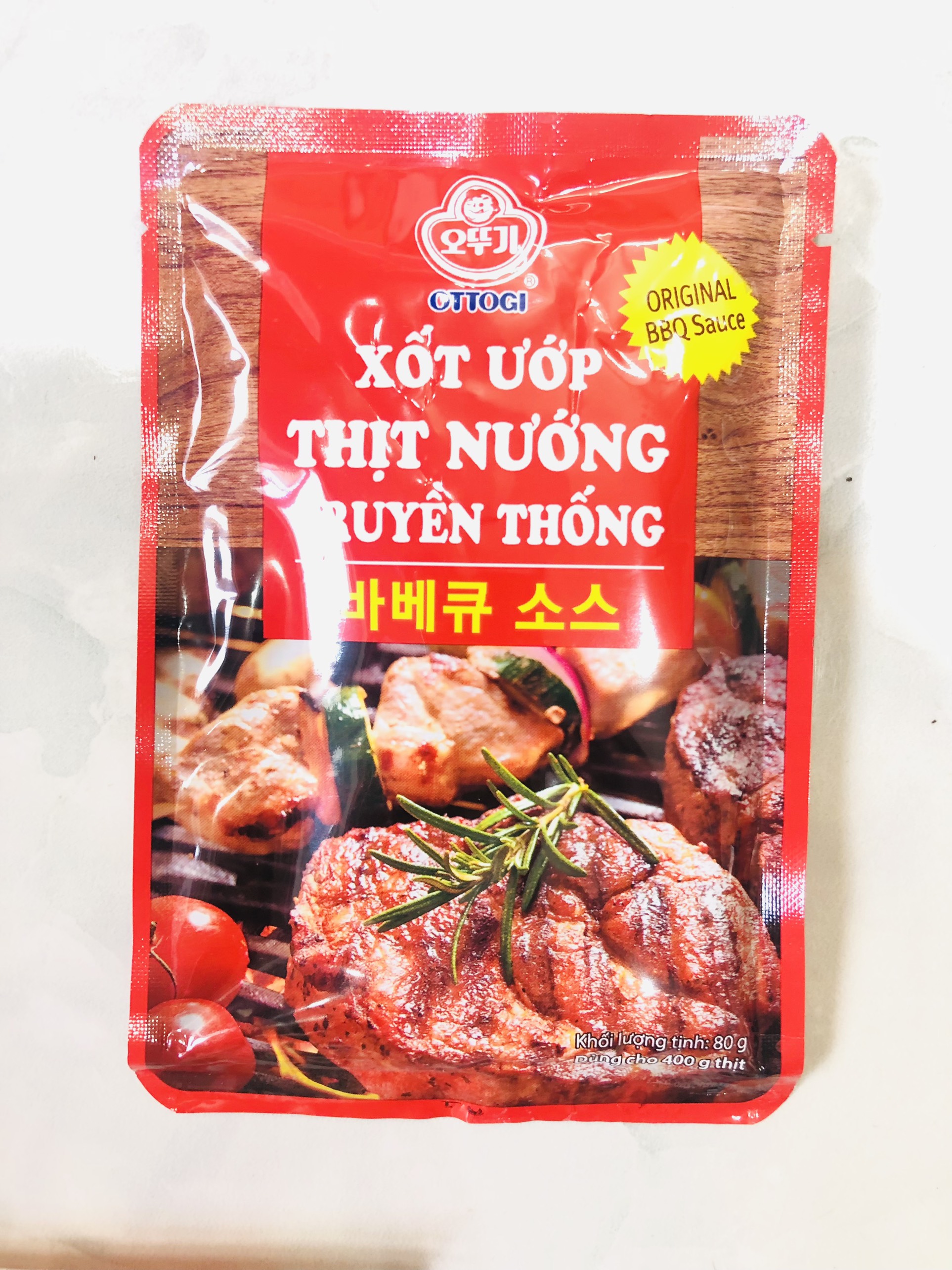 Xốt ướp thịt truyền thống OTTOGI gói 80g