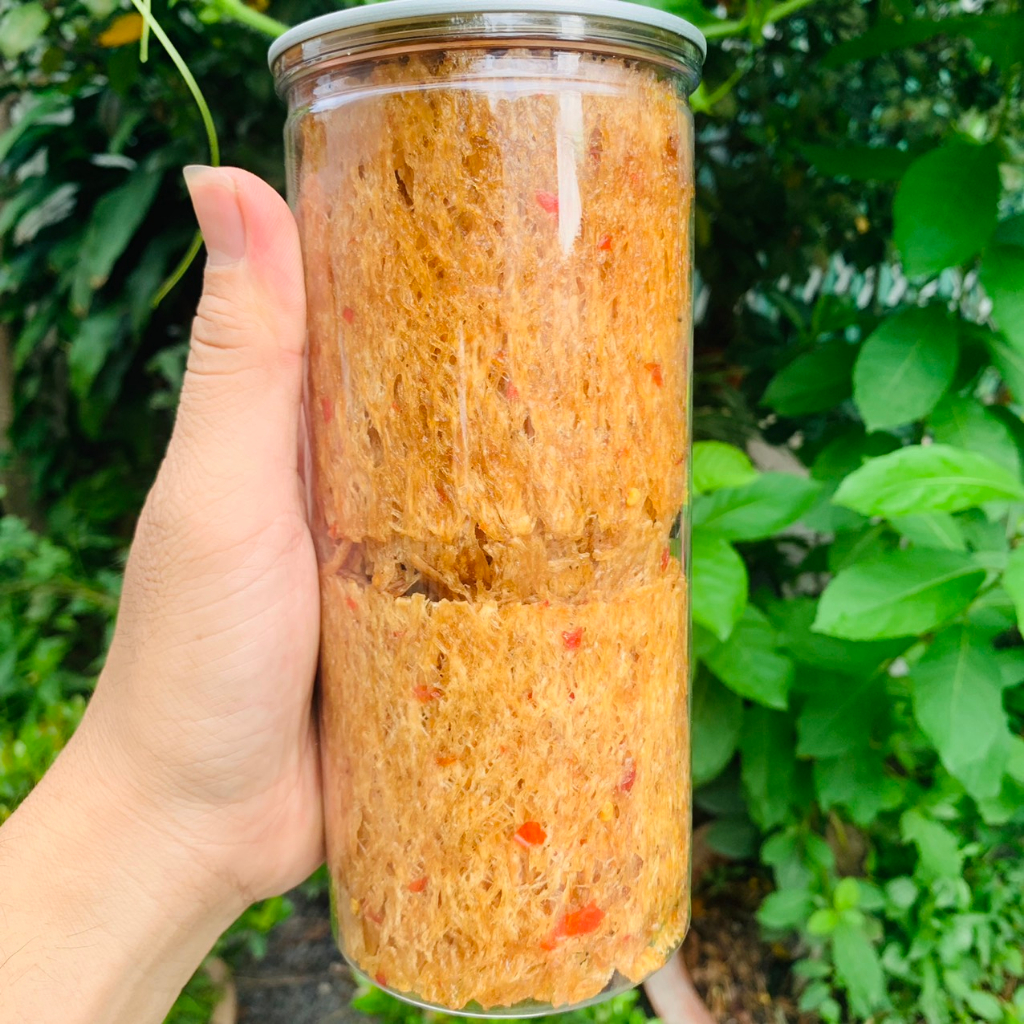 [COMBO 2 HŨ] MỰC XÉ HẤP NƯỚC CỐT DỪA + MỰC CÁN TẨM GIA VỊ ( Mỗi hũ 250gram)