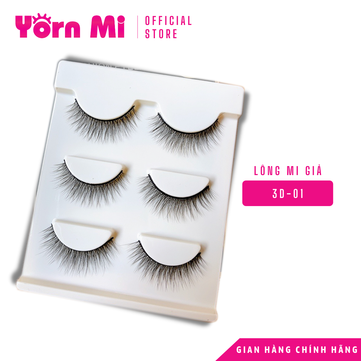 LÔNG MI GIẢ 3D-01 SỢI MẢNH