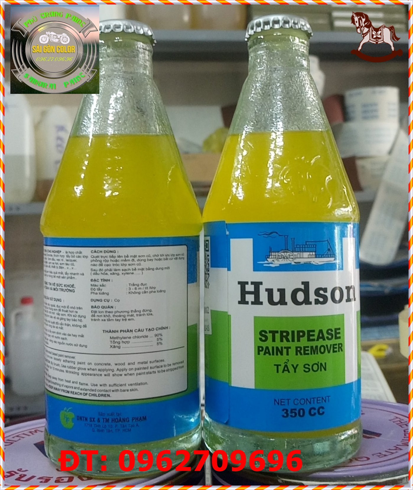 Tẩy Sơn HUDSON  350cc tẩy trên gỗ, sắt