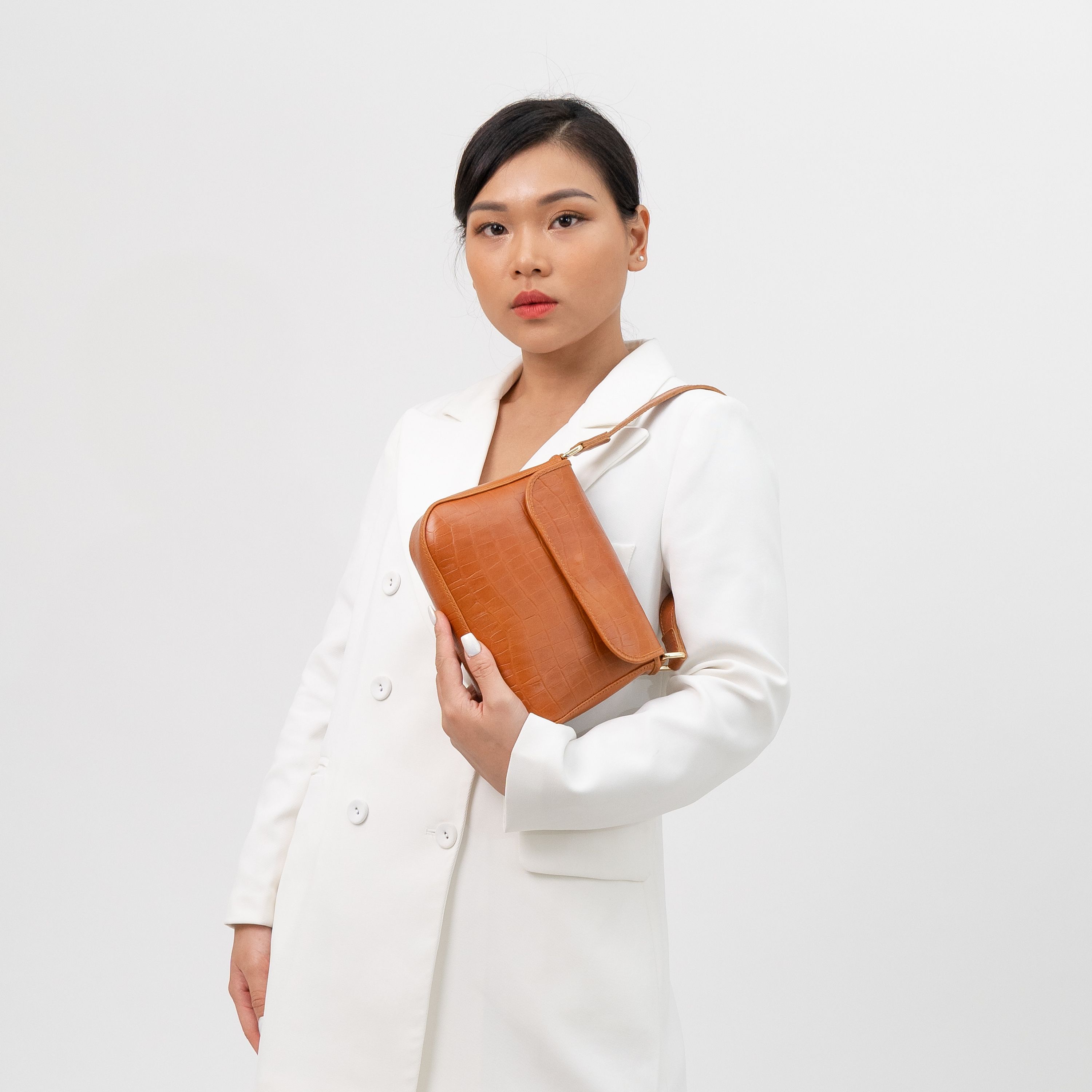 Túi đeo vai da thật, handmade, cao cấp