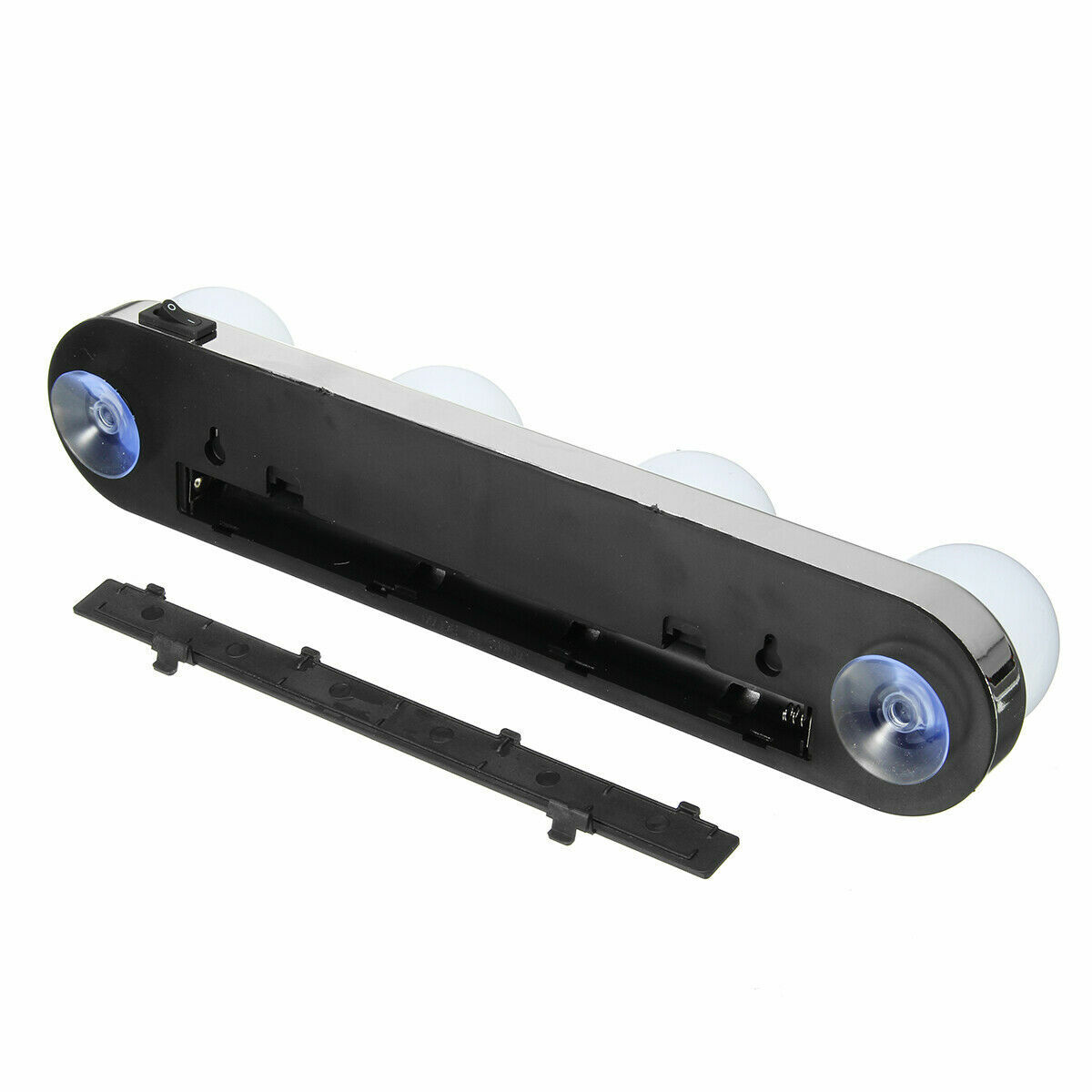 Wireless Portable LED Vanity Mirror Lights, Studio Glow Vanity Make-up Light Natural Light for Makeup Dressing Table with 4 LED Bulbs, Professional Studio Glow Battery Powered Mirror Light. 