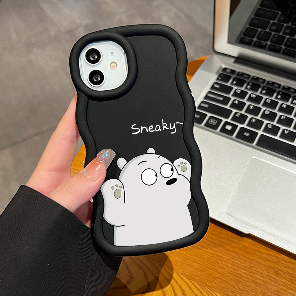 AMORVOR%20for%20Vivo%20Y11%202019%20Back%20Cover%20Cute%20White%20Bear%20Pattern%20Luxury%20Phone%20Case%20Macaron%20Wave%20Soft%20Silicone%20Mobile%20Cover%20-%20Image%206