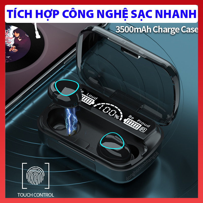 Tai Nghe Bluetooth Không Dây M10 Pro Pin Cực Trâu Nghe Nhạc Cực Hay Chơi Game Cực Đã Tai Nghe Không Dây ,Tai Nghe Bluetooth 5.1 Bảo Hành 12 Tháng