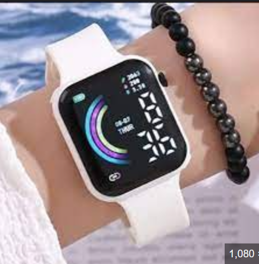 LED Digital Watch for Men, Women, and Kids with Sleek Design and Practical Functions