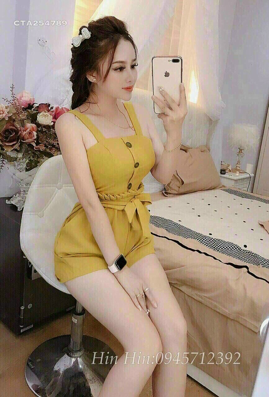 Set bộ 2 dây đùi xếp ly phối khuy siêu đẹp