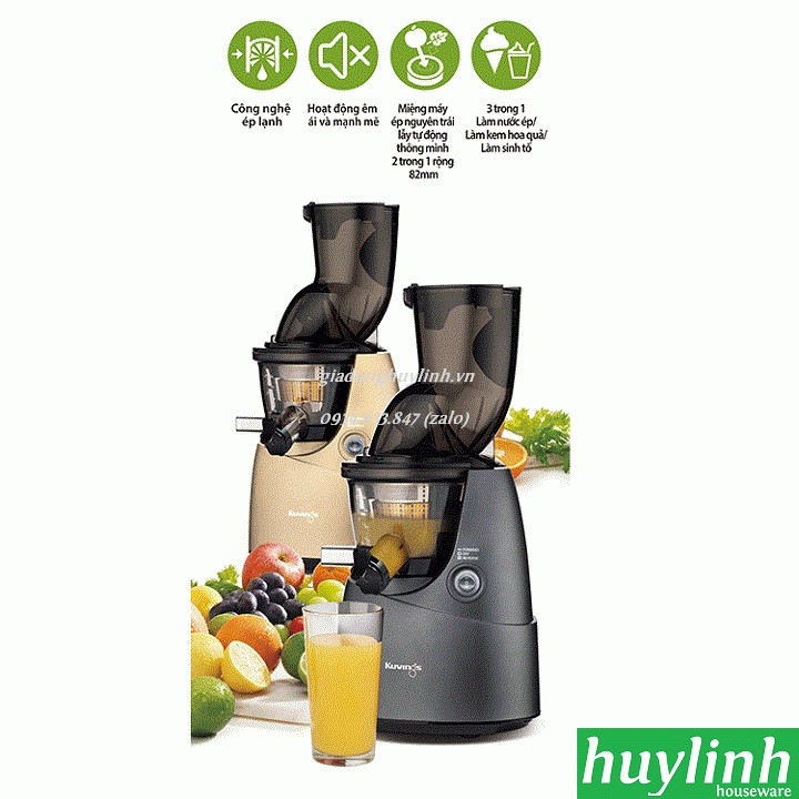 [HCM][Trả góp 0%]Máy ép chậm Kuvings NS-625CBS2 - Hàn Quốc
