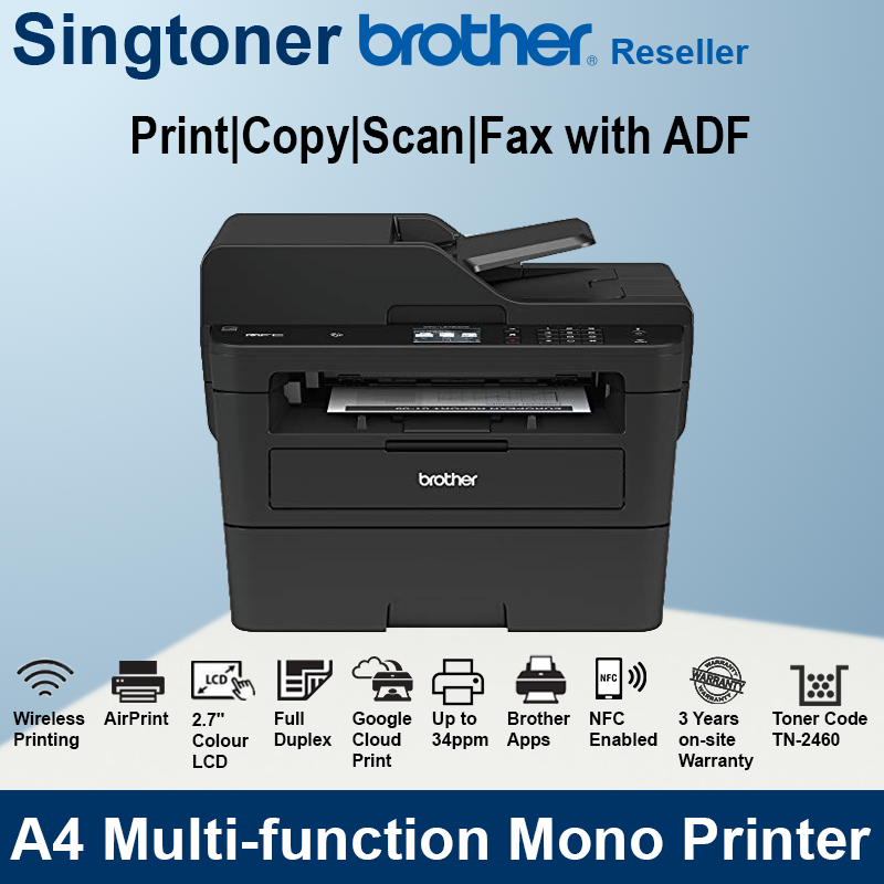 brother laser printer l2750dw