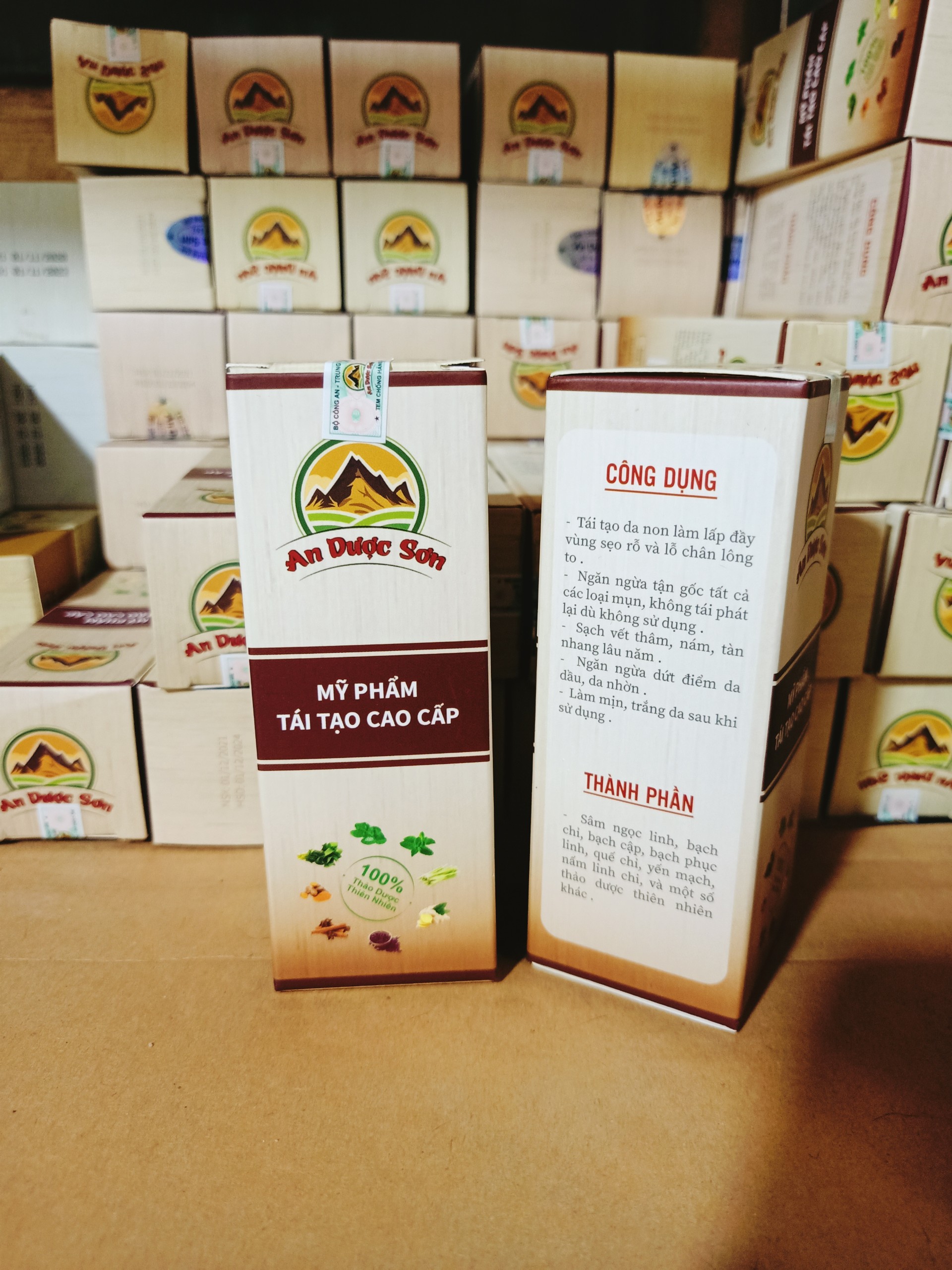 Combo An Dược Sơn Serum Sạch Mụn Và Bột Thảo Dược 50ml