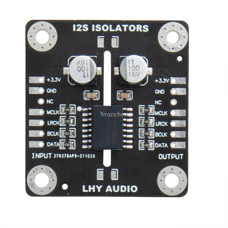 I2S IIS Signal Isolation Board Amanero Digital Audio Inter Pchifi To Eliminate Interference Separation Noise
