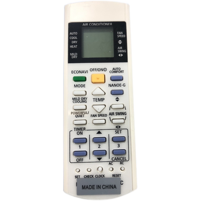 Remote control for panasonic air conditioning a75c3300 c3208 3706 c3708 3883 3935 4185