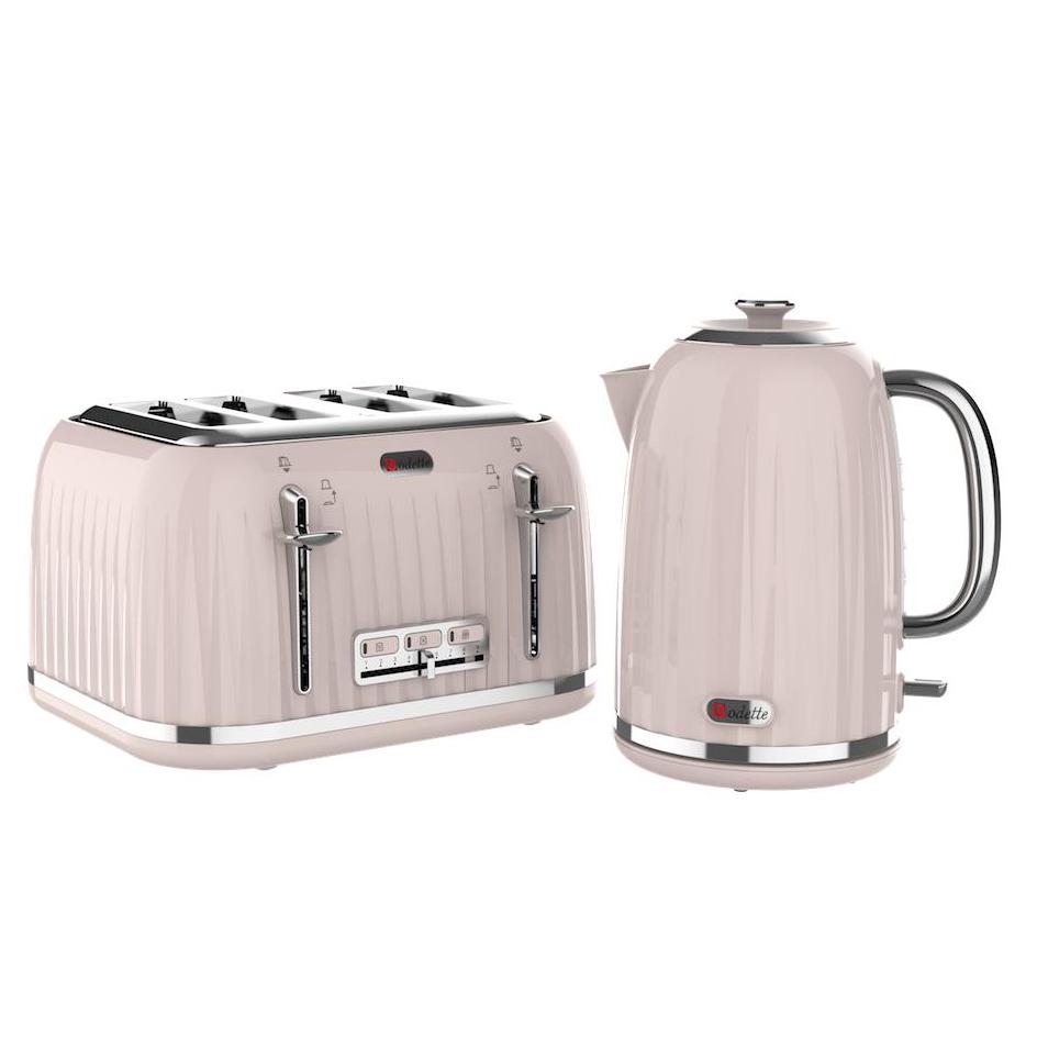 kettle and 4 slice toaster sets stainless steel