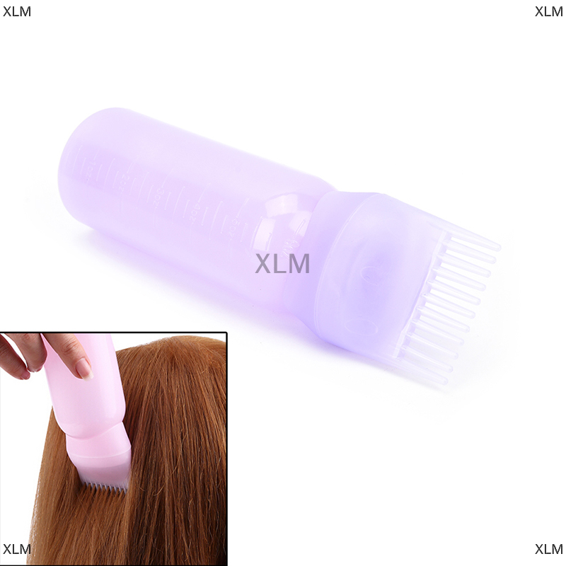 XLM Bình nhuộm tóc 120ml Lược pha chế nhuộm tóc cho salon